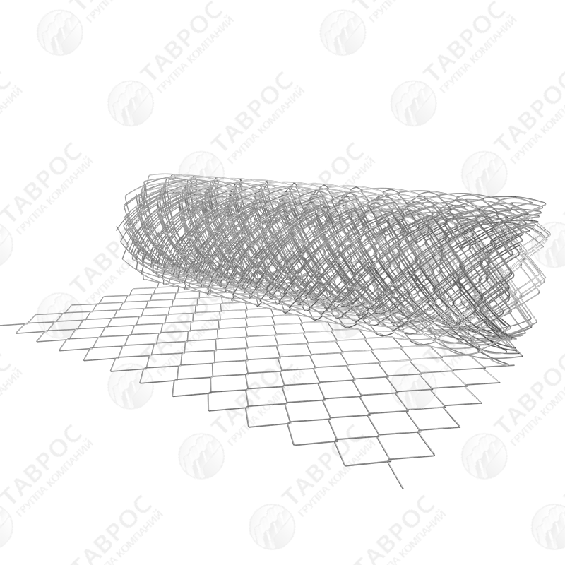 Сетка электросварная оцинкованная в рулонах (100х50 мм) 1,8х15 м / D=1,6 мм